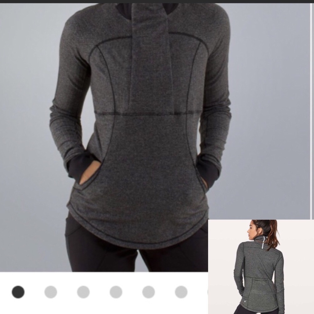 NWOT Lululemon Herringbone Base Runner 1/2 Zip